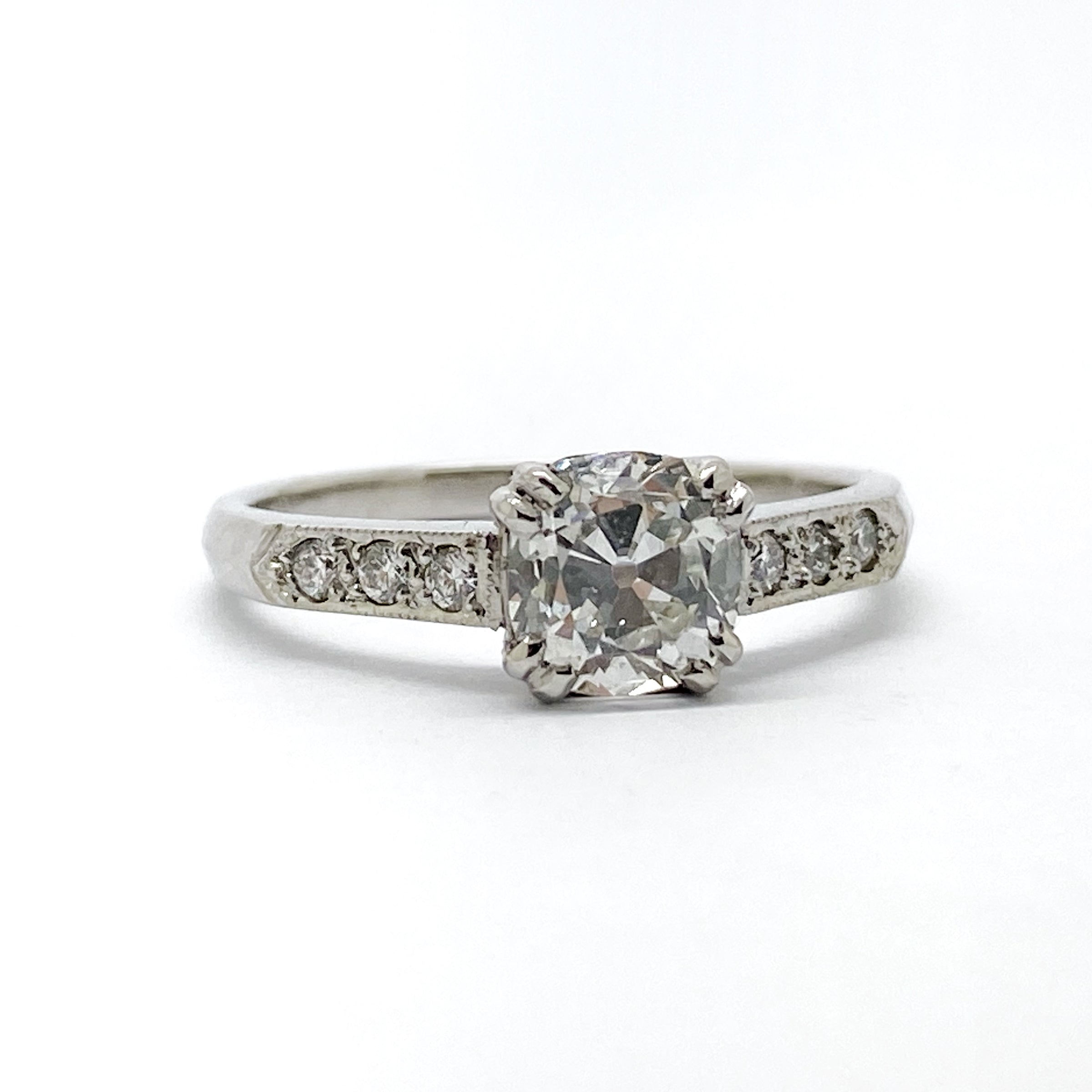 European Old Cut 1.13ct Diamond Ring