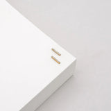 Linda Tahija - Double Diamond Bar Stud Earrings