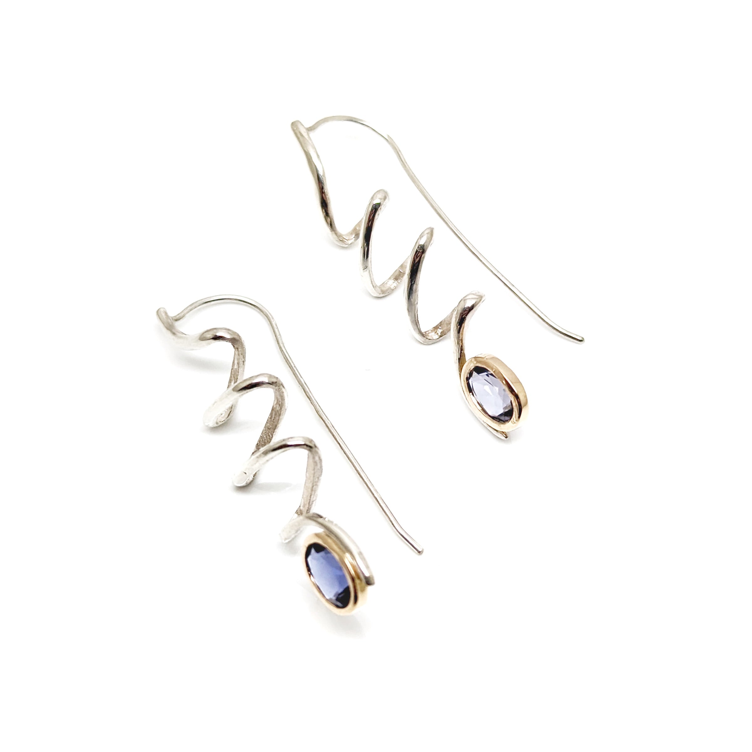 Squiggle Drop Earrings