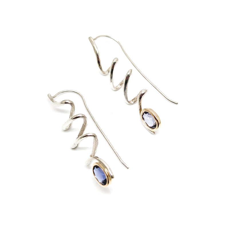 Squiggle Drop Earrings