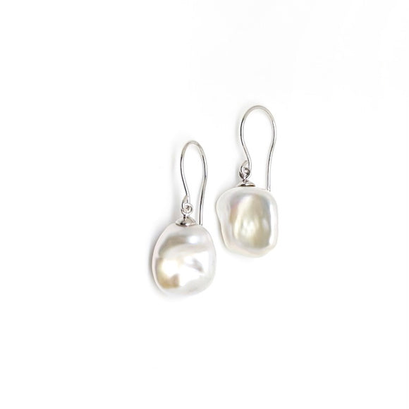 Keshi Pearl Drop Earrings