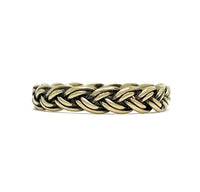 Double Plait Ring - 9ct Yellow Gold